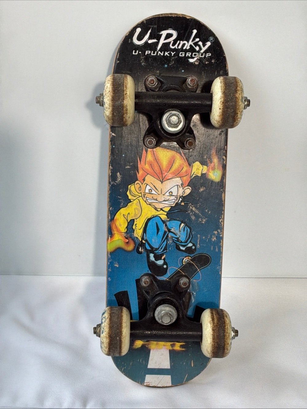 Vintage 90's U-Punky Mini Skateboard Bad Boy 16"